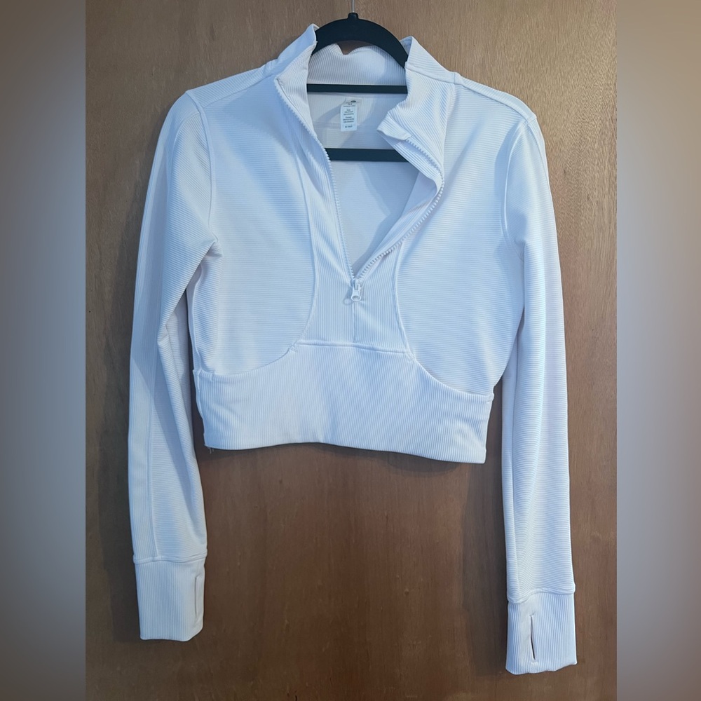 90 Degree By Reflex White Women's Zip-Up
